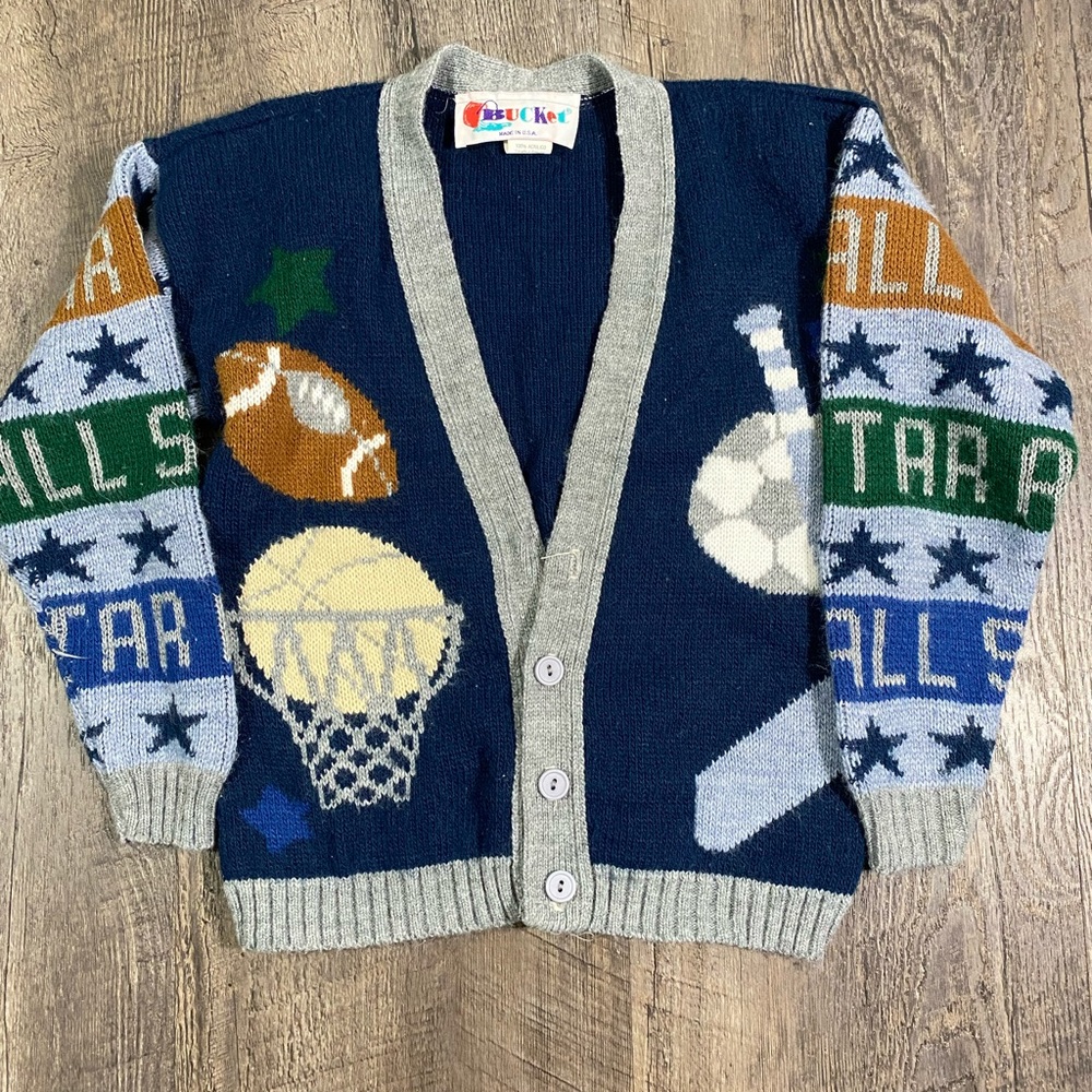Vintage Boys Sports Sweater